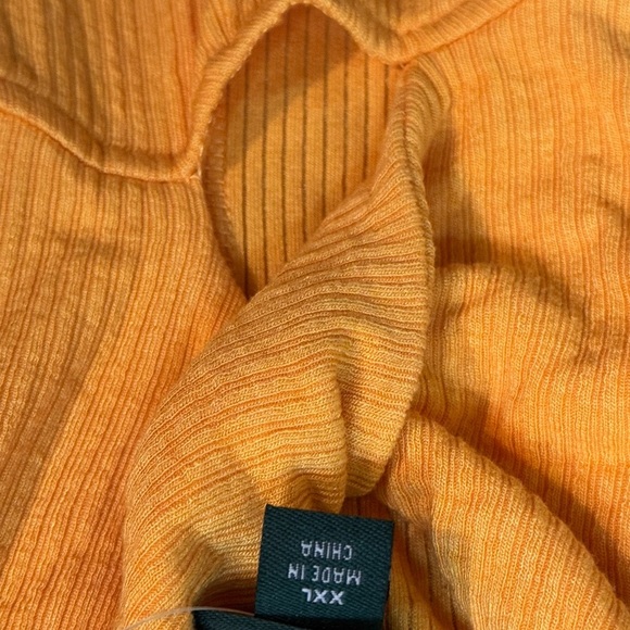 Wild Fable Orange Chemise Sleek Stretchy Design - Picture 3 of 3